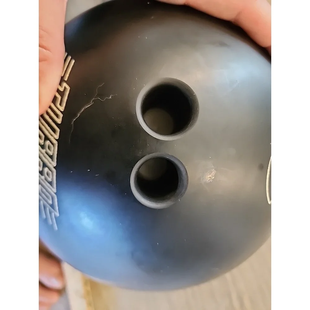 Ebonite Turbo black Urethane Bowling Ball 16 Lb